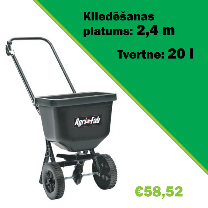 Mehāniskais mēslojuma / sāls / smilšu kliedētājs